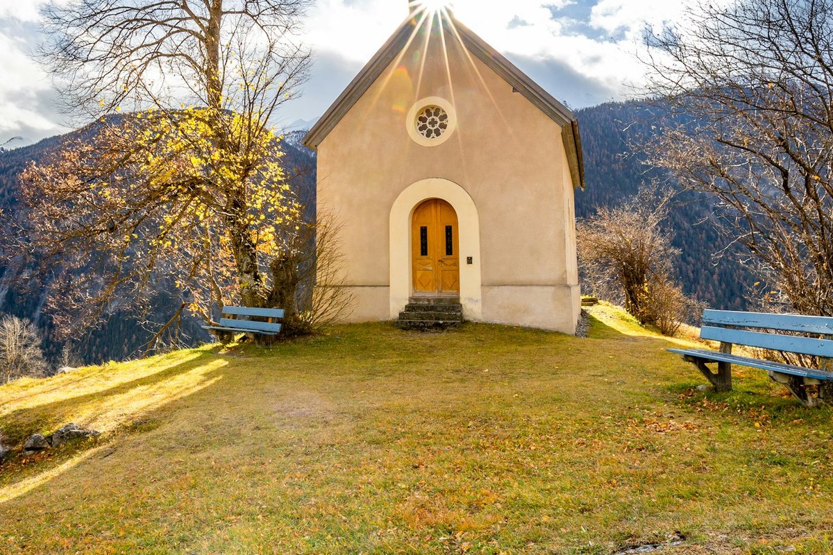 white concrete chapel